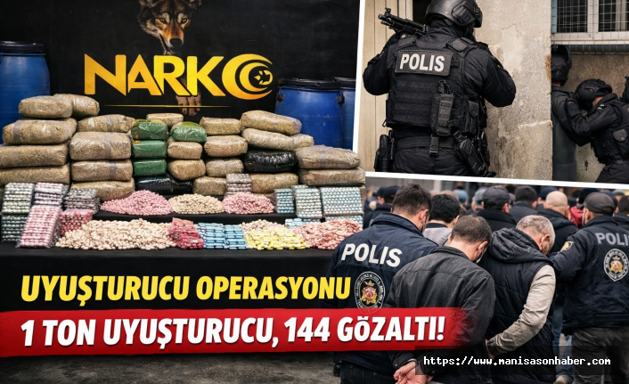 24 İlde Dev Uyuşturucu Operasyonu: 1 Tonu Aşkın Madde Ele Geçirildi, 144 Gözaltı
