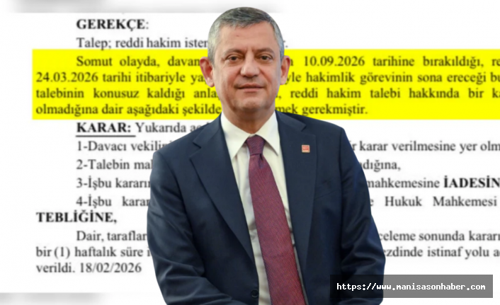 Cumhuriyet Halk Partisi Lideri Özgür Özel’e Açılan “Diplomasız Erdoğan” Davasında Yeni Gelişme