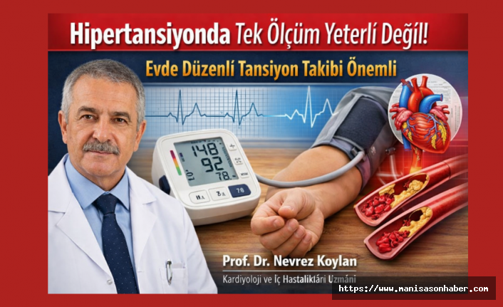 Hipertansiyonda Tek Ölçüm Yeterli Değil: Evde Düzenli Tansiyon Takibi Hayati Öneme Sahip