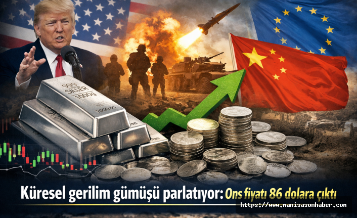 Küresel gerilim gümüşü parlatıyor: Ons fiyatı 86 dolara çıktı