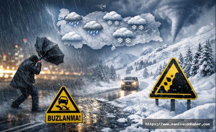 Meteoroloji Uyardı!  Birçok İlde Kuvvetli Yağış ve Fırtına Bekleniyor