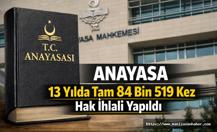 AYM Verileri Ortaya Koydu: 13 Yılda 84 Bin 519 Hak İhlali