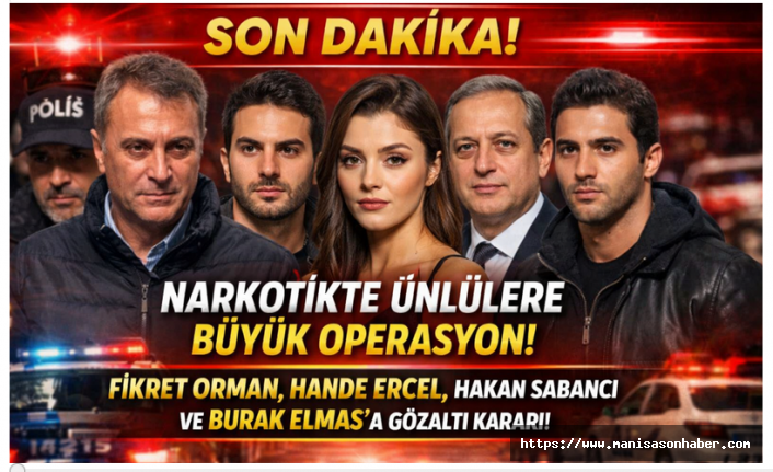 SON DAKİKA | Narkotikte ünlülere operasyon: Fikret Orman, Hakan Sabancı ve Kerim Sabancı gözaltında