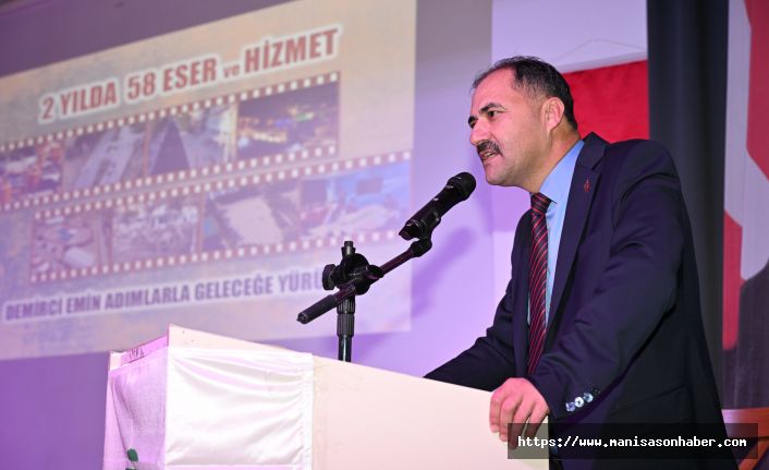 Başkan Kara, Demirci’de 2 Yıllık İcraatlarını Açıkladı : 63 Proje, Yeni Hedefler Yolda