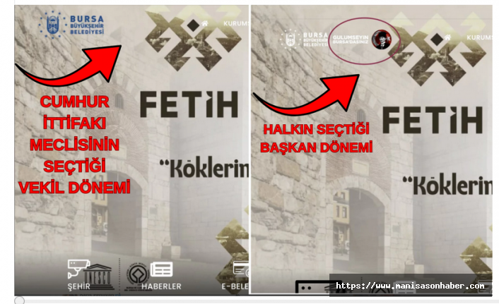 Meclisin seçtiği AKP'li vekille Bursa Büyükşehir'in ilk icraatı “Atatürk ve bayrak kaldırıldı” iddiası
