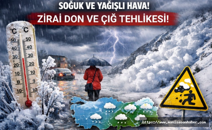 Türkiye Soğuk ve Yağışlı Havaya Teslim! Zirai Don ve Çığ Uyarısı