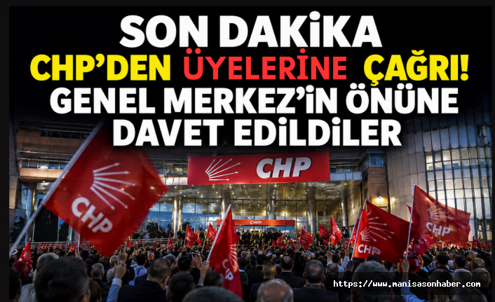 CHP’den Genel Merkez Önüne Çağrı: “Boyun Eğmiyoruz”