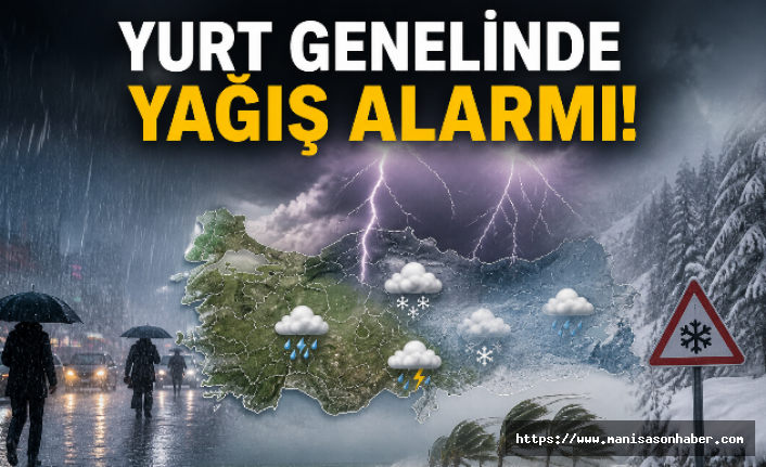 Yurt Genelinde Yağış Alarmı! Bazı Bölgelerde Kuvvetli Sağanak ve Fırtına Bekleniyor