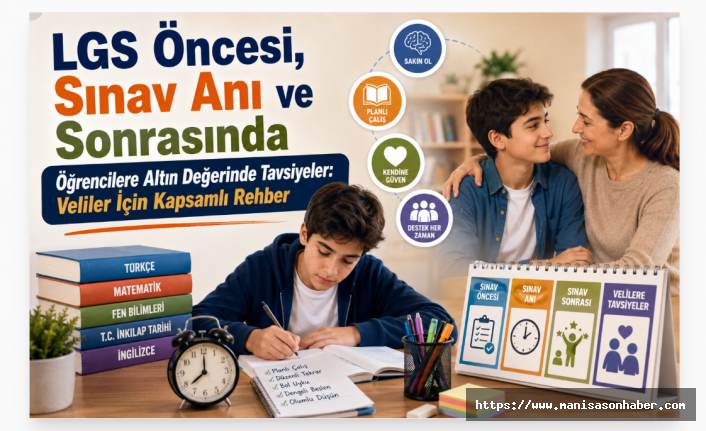LGS Öncesi, Sınav Anı ve Sonrasında Öğrencilere Altın Değerinde Tavsiyeler: Veliler İçin Kapsamlı Rehber