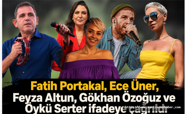 Fatih Portakal, Ece Üner, Feyza Altun, Gökhan Özoğuz ve Öykü Serter ifadeye çağrıldı