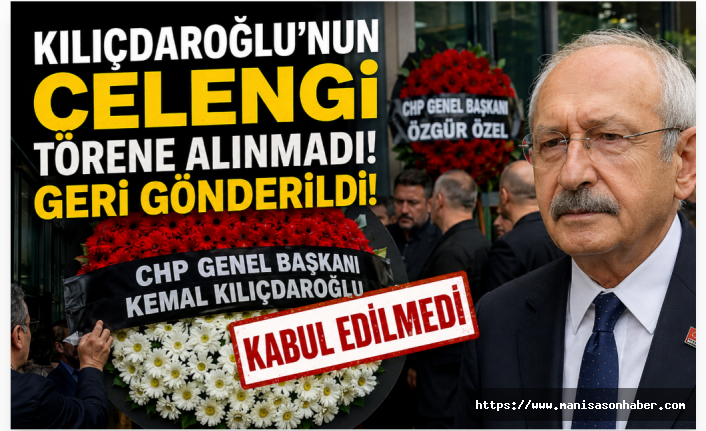 Kılıçdaroğlu'nun Çelengi Ahmet Telli'nin Cenaze Törenine Alınmadı
