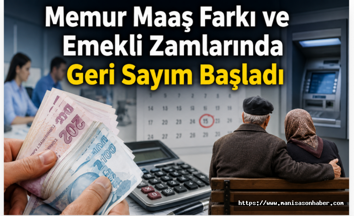Memur Maaş Farkı ve Emekli Zamlarında Geri Sayım Başladı