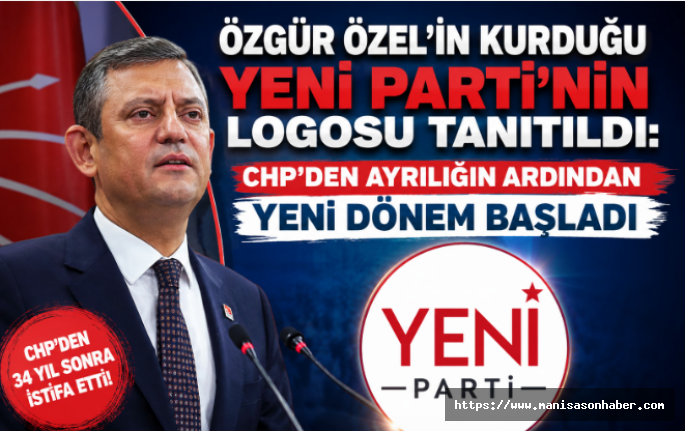 Özgür Özel'in Kurduğu YENİ Parti'nin Logosu Tanıtıldı: CHP'den Ayrılığın Ardından Yeni Dönem Başladı
