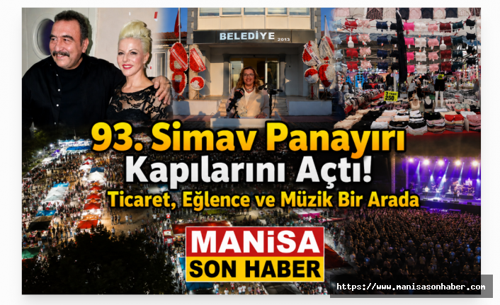 93. Simav Panayırı Kapılarını Açtı! Ticaret, Eğlence ve Müzik Bir Arada