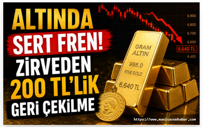 Altında Sert Fren! Zirveden 200 TL'lik Geri Çekilme
