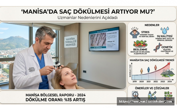 Manisa'da Saç Dökülmesi Artıyor mu? Uzmanlar Nedenlerini Açıkladı