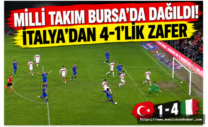 Bursa’da Goller Peş Peşe Geldi! Milli Takım Sahadan Mağlup Ayrıldı