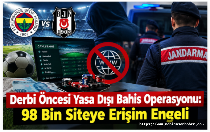 Derbi Öncesi Yasa Dışı Bahis Operasyonu: 98 Bin Siteye Erişim Engeli