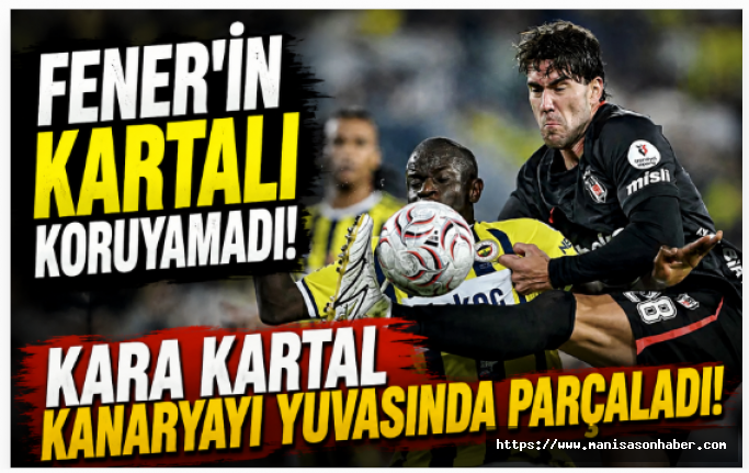 Fener'in Kartal'ı Koruyamadı! Kara Kartal Kanaryayı Yuvasında Parçaladı