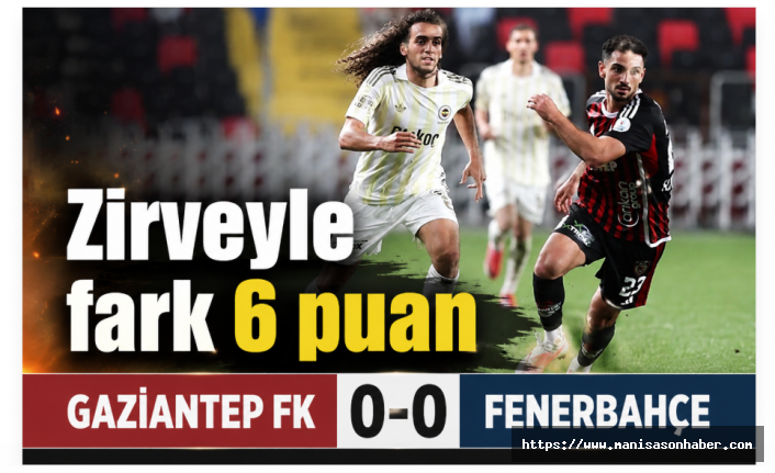 Zirveyle fark 6 puan | Gaziantep FK 0-0 Fenerbahçe