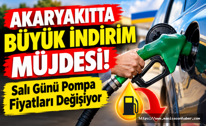 Akaryakıtta Büyük İndirim Müjdesi! Salı Günü Pompa Fiyatları Değişiyor