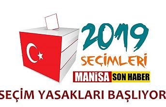 Seçim yasakları Perşembe günü başlayacak
