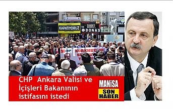 CHP Manisa Vali ve Bakan için istifa istedi