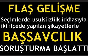 Seçim sonuçlarındaki usulsüzlük şikayetleri geldi savcı soruşturma başlattı