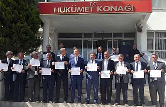Selendi'de başkan mazbatasını aldı