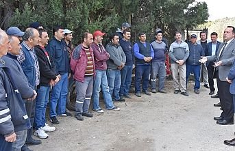 Başkan Dutlulu, işçinin alın terini yere düşürmedi