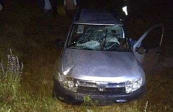 Demirci'de trafik kazası 2 kişi yaralandı