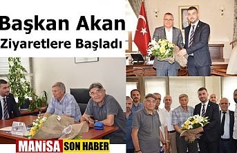 Başkan Akan ziyaretlere başladı