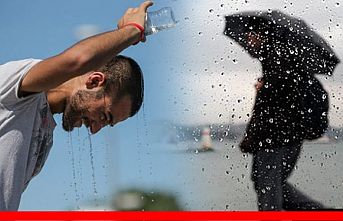Hafta sonu sıcak, hafta içi yağış var