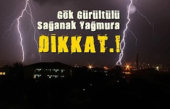 Meteorolojiden Sağanak Yağış Uyarısı