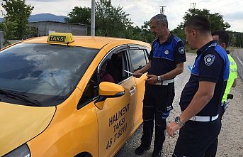 Demirci’de Servis ve Ticari Taksilere Sıkı Denetim