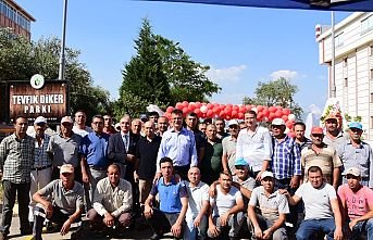 Tevfik Diker Parkı açıldı