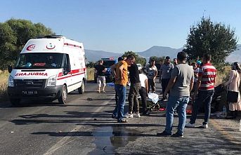 Motosiklet sürücüsü kazada can verdi 1 kişi ağır yaralı