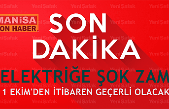 Elektriğe büyük zam geldi