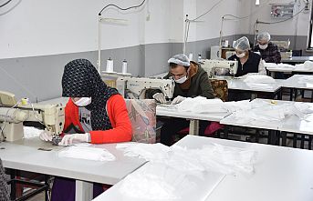 Büyükşehir Maske Üretimine Başladı