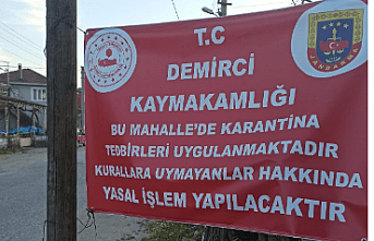 Demirci'de Karantina Uzatıldı