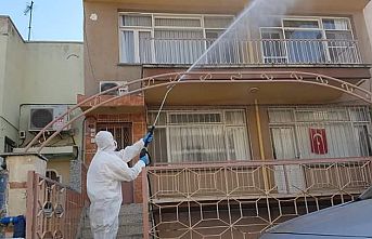 Karantina kararı geldi, dezenfekte hemen başladı