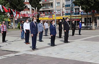 Kula’da 19 Mayıs, Çelenk Sunma Töreni İle Başladı