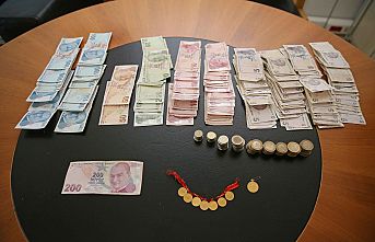 Dilencinin üzerinden 8 altın ve 4 bin lira para çıktı!