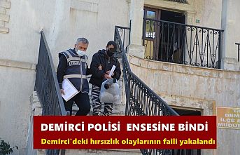Demirci'deki hırsızlık olaylarının faili yakalandı