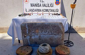 jandarma Operasyonu! Tarihi eserler ele geçirildi