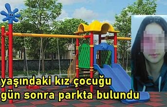 15 yaşındaki kayıp kız çocuğu 15 gün sonra parkta bulundu