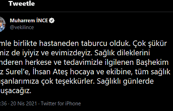 Muharrem İnce, taburcu oldu