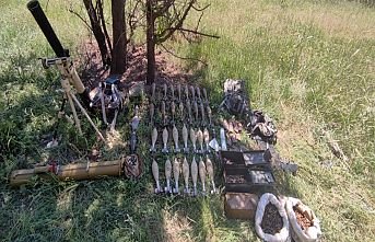 Kuzey Irak’ta PKK’ya ait çok sayıda silah ele geçirildi