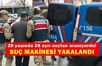 28 yaşında 28 ayrı suçtan aranıyordu! Suç makinesi yakalandı