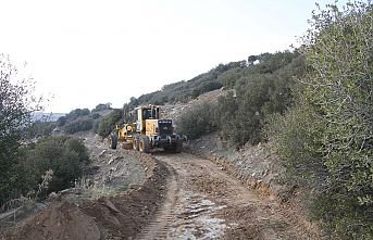 Arazi yolları Kula Belediyesi ile güzelleşiyor